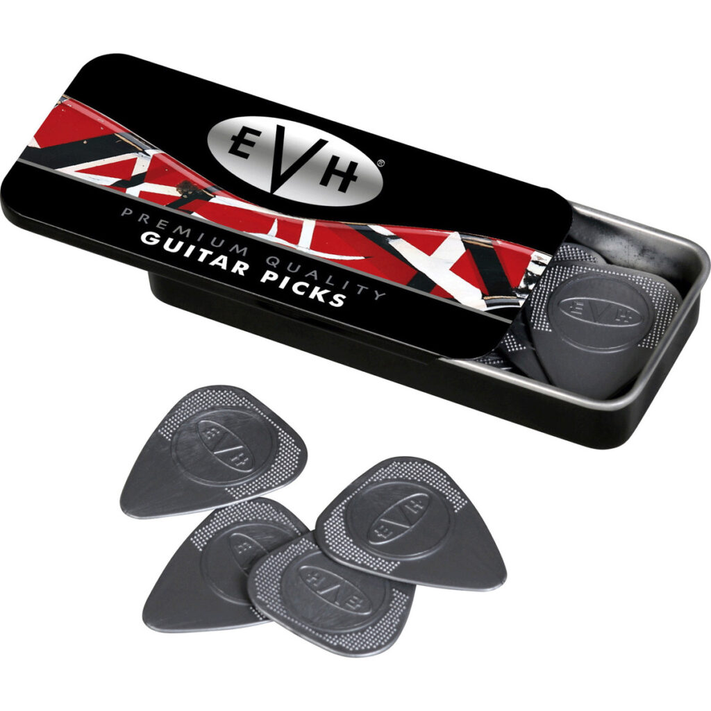 EVH Eddie Van Halen Signature Picks and Tin 0.6mm (12 Pack)