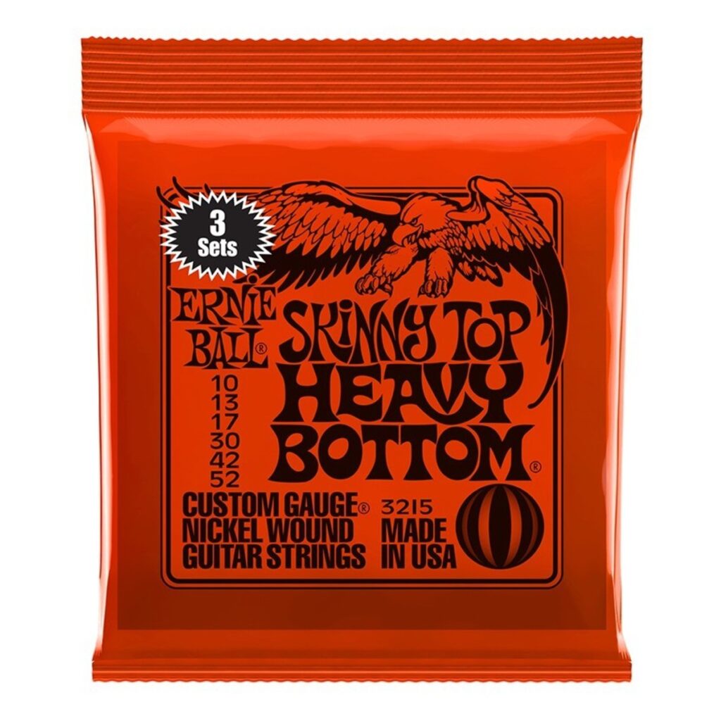 Ernie Ball 3215 Skinny Top Heavy Bottom 10-52 3 Pack