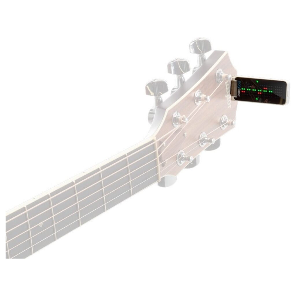 TC Electronic PolyTune Clip Guitar Tuner White