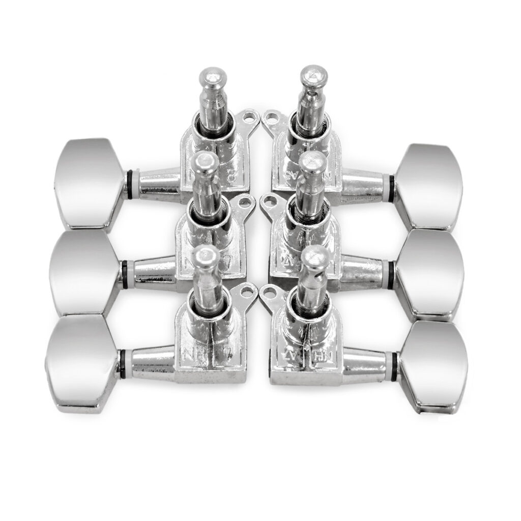 Guitarworks Tuning Machines 3-A-Side Hex Keys Chrome