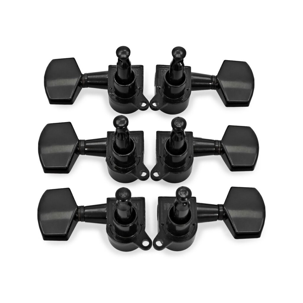 Guitarworks Tuning Machines 3-A-Side Hex Keys Black