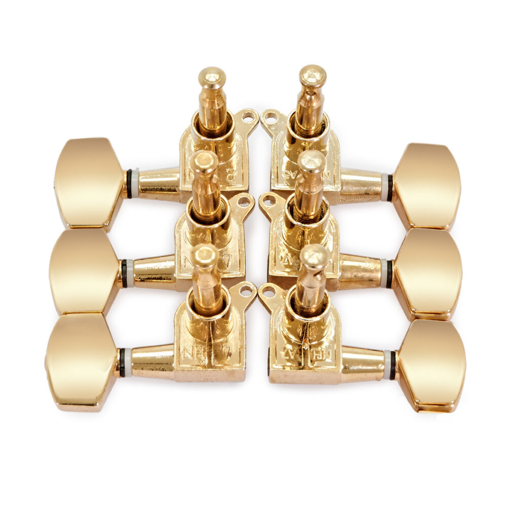 Guitarworks Tuning Machines 3-A-Side Hex Keys Gold