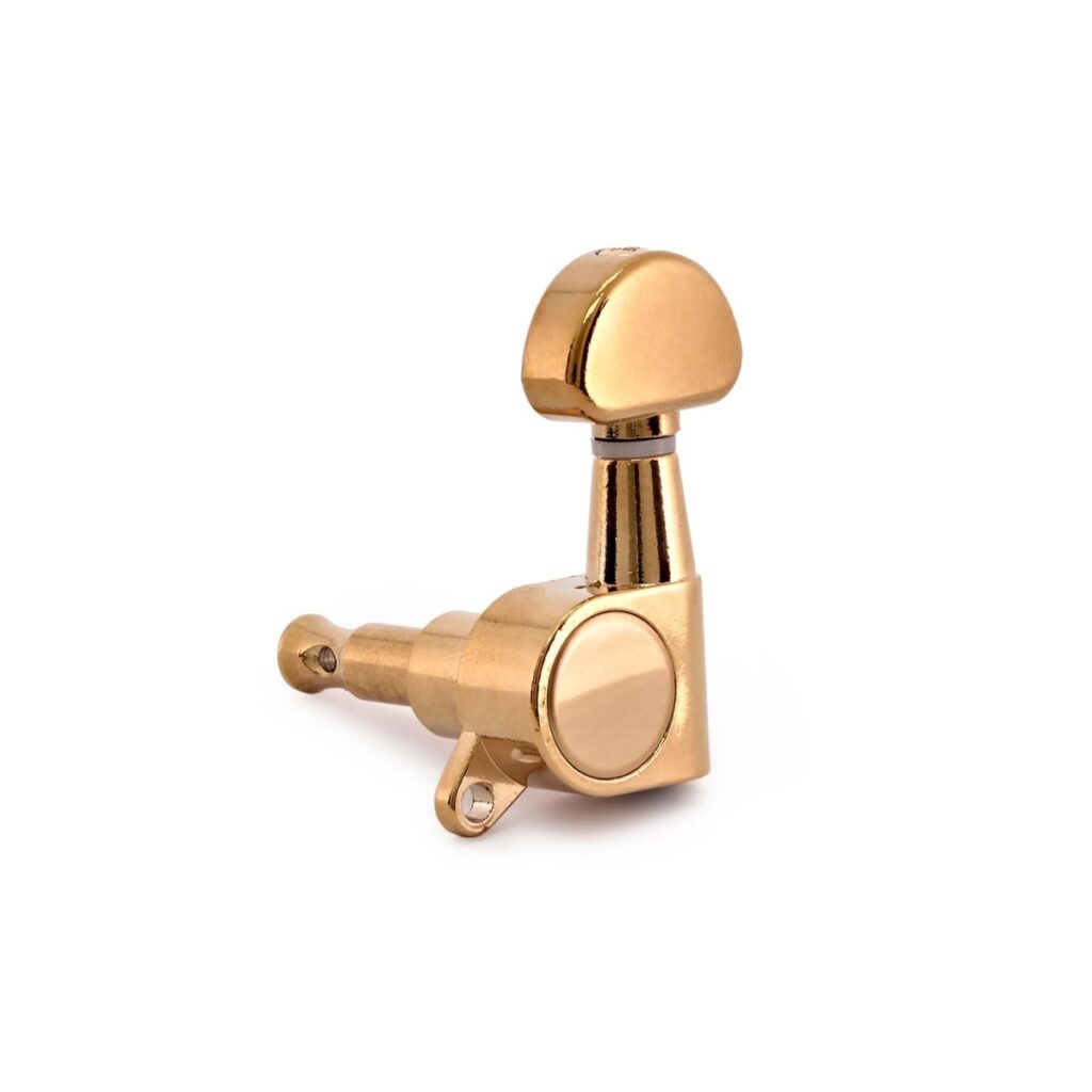 Guitarworks Tuning Machines 3-A-Side Kidney Keys Gold
