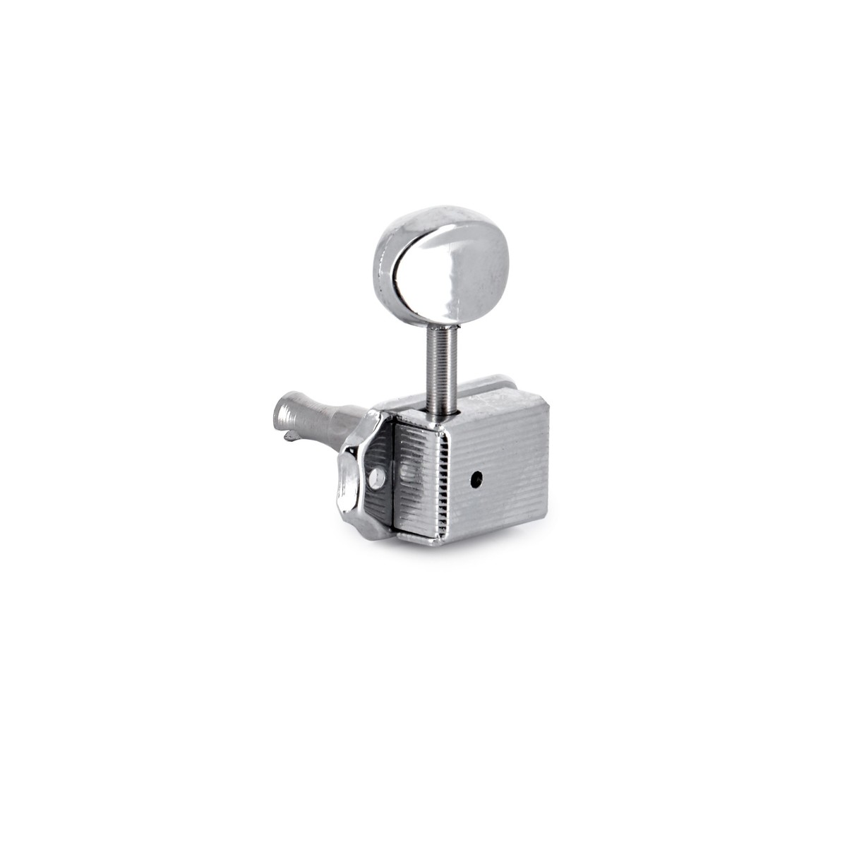 Guitarworks Tuning Machines 6-In-Line Vintage Button Keys Chrome - Image 2
