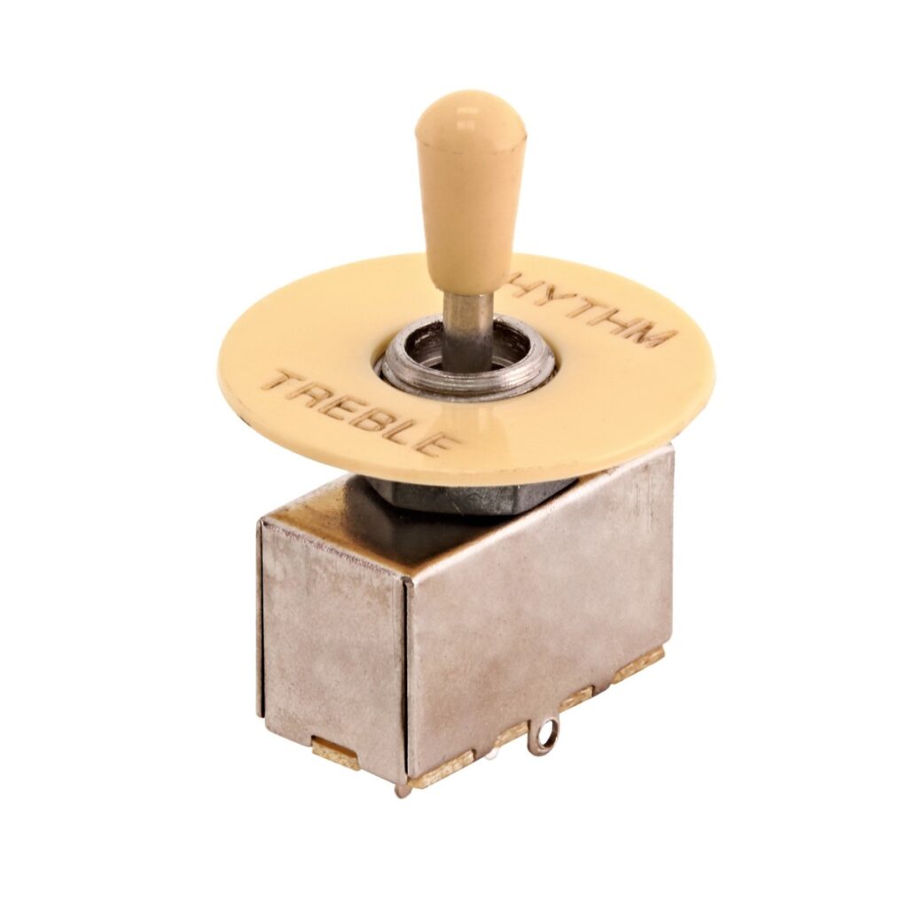 Guitarworks 3-way Vintage Style Toggle Switch Cream