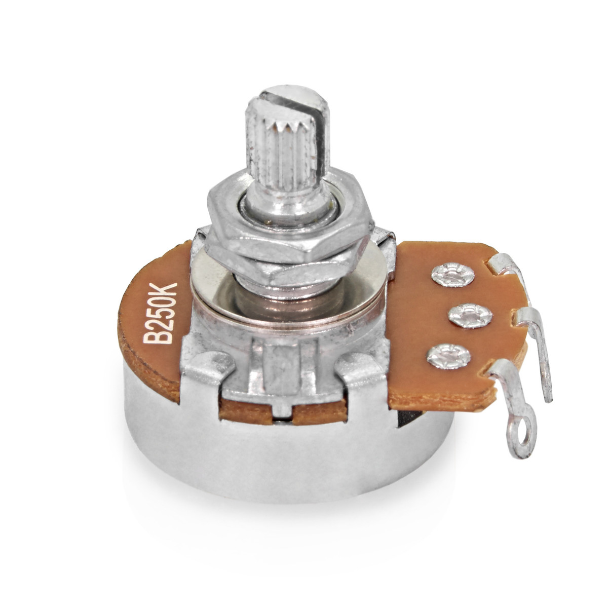 Guitarworks Tone Pot 250K Split Knurled Shaft - Image 1