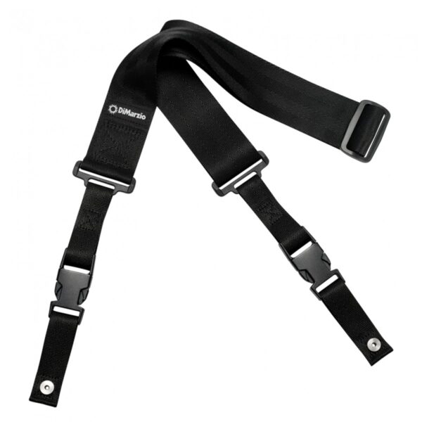 DiMarzio ClipLock Quick Release Guitar Strap Black - Image 1