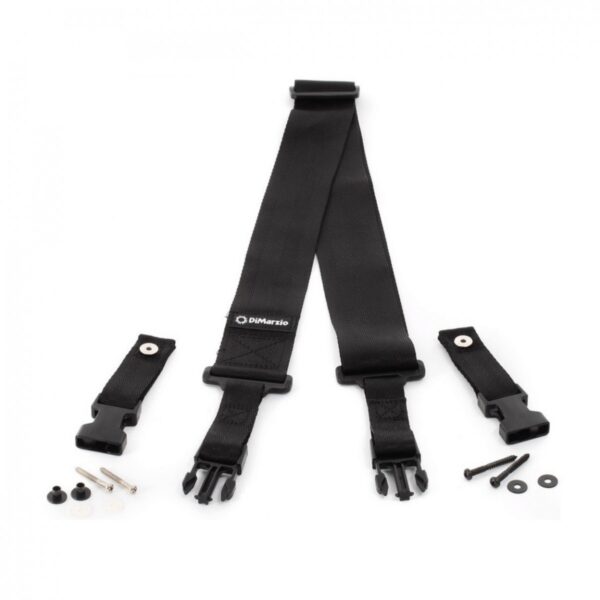 DiMarzio ClipLock Quick Release Guitar Strap Black - Image 3