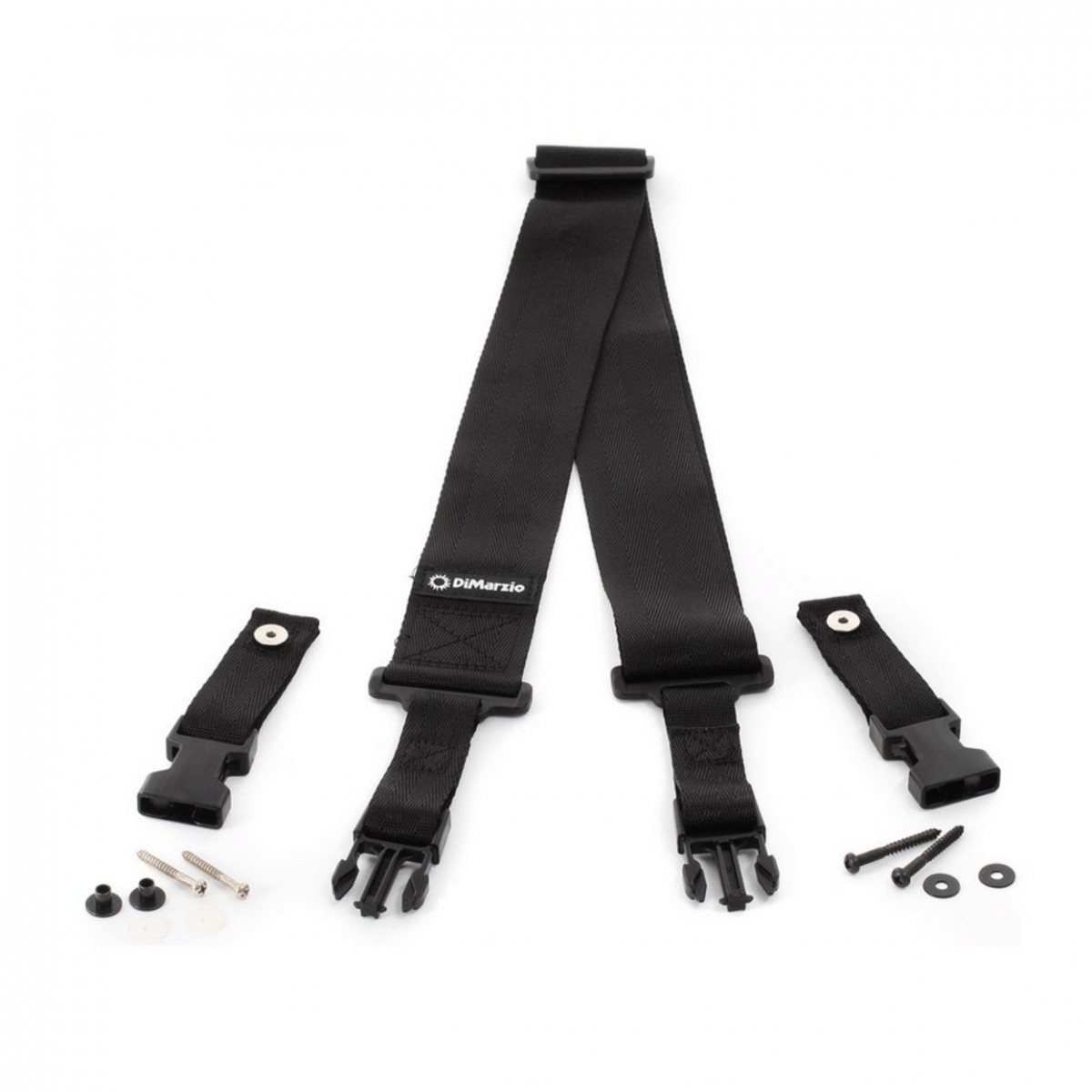 DiMarzio ClipLock Quick Release Guitar Strap Black - Image 3