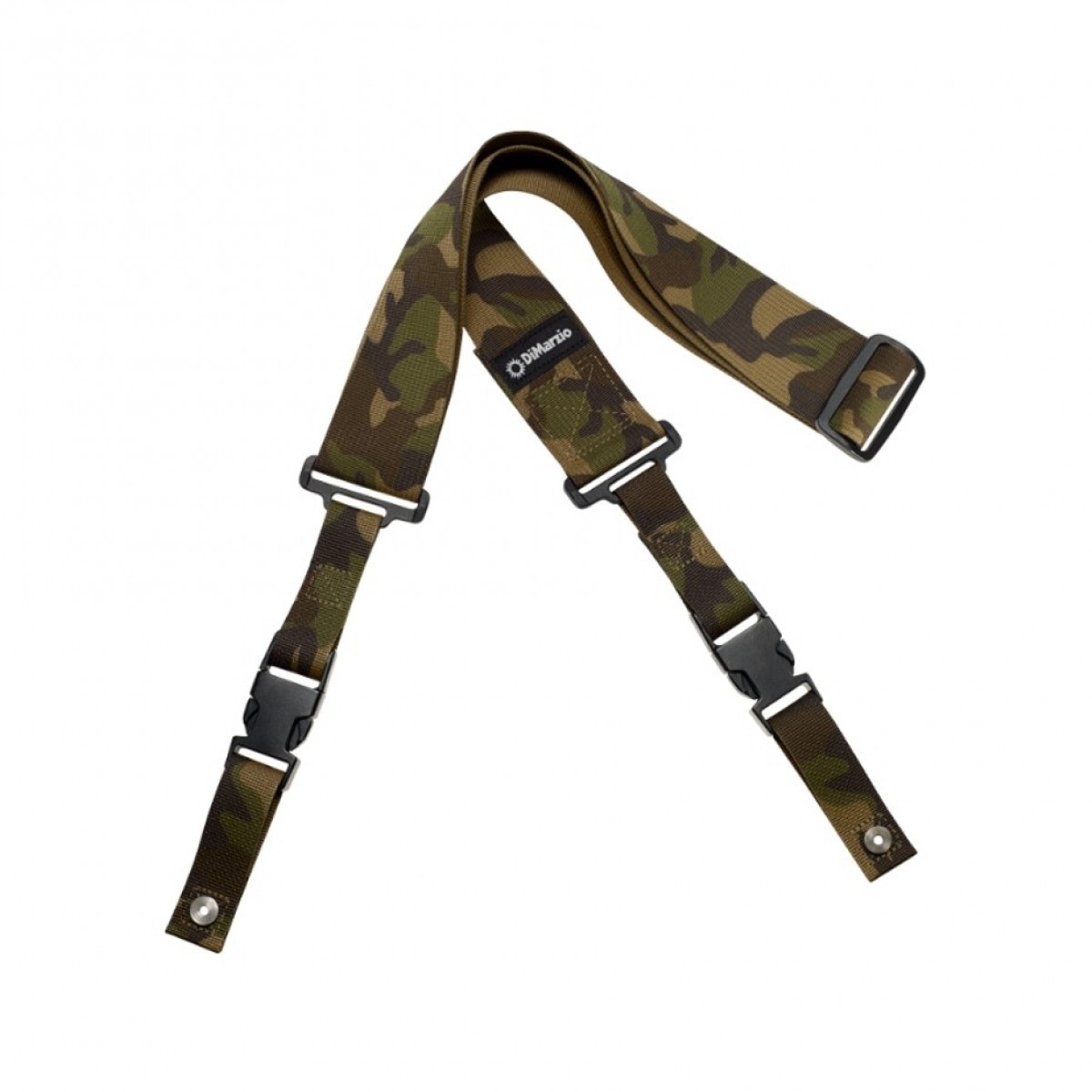 DiMarzio ClipLock Quick Release Guitar Strap Camo - Image 1