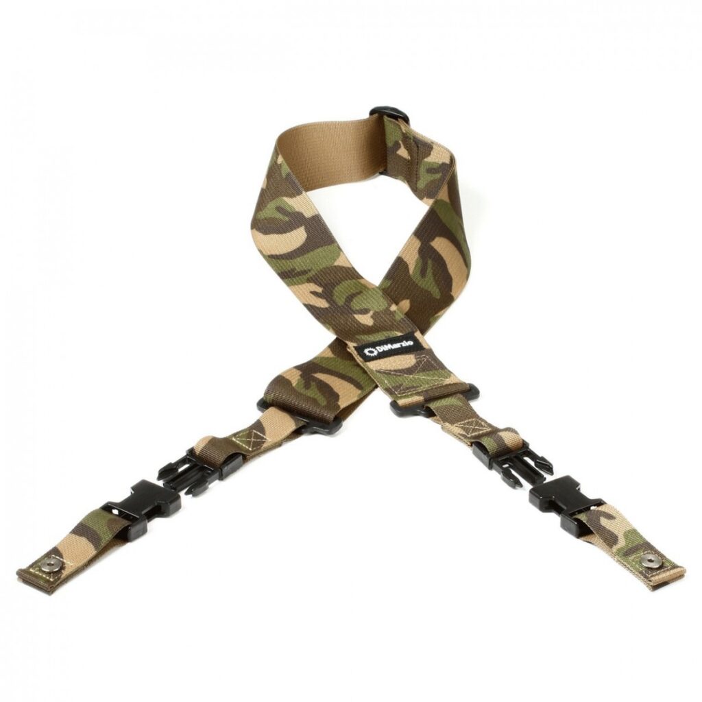 DiMarzio ClipLock Quick Release Guitar Strap Camo