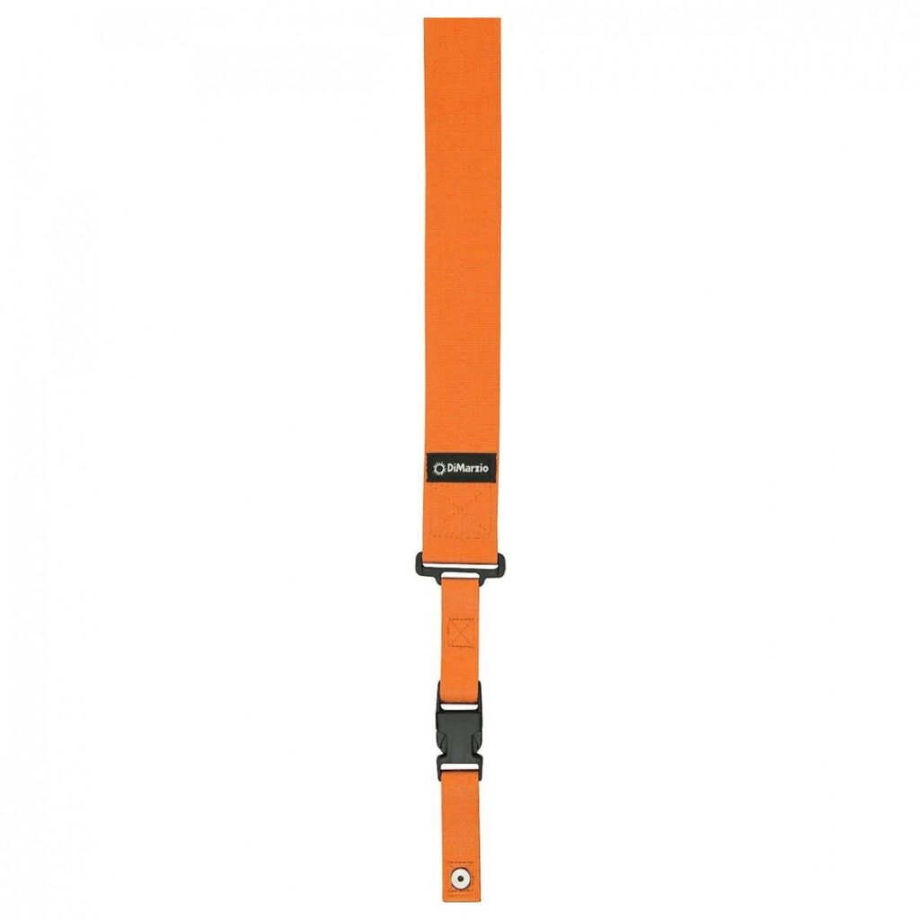 DiMarzio ClipLock Quick Release Guitar Strap Orange