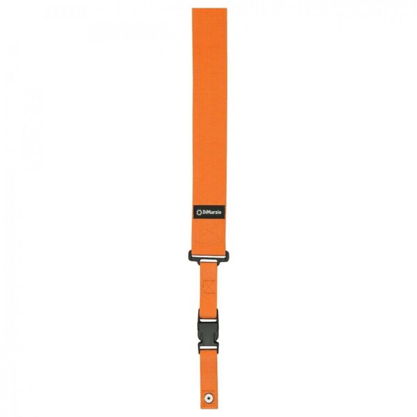 DiMarzio ClipLock Quick Release Guitar Strap Orange - Image 2