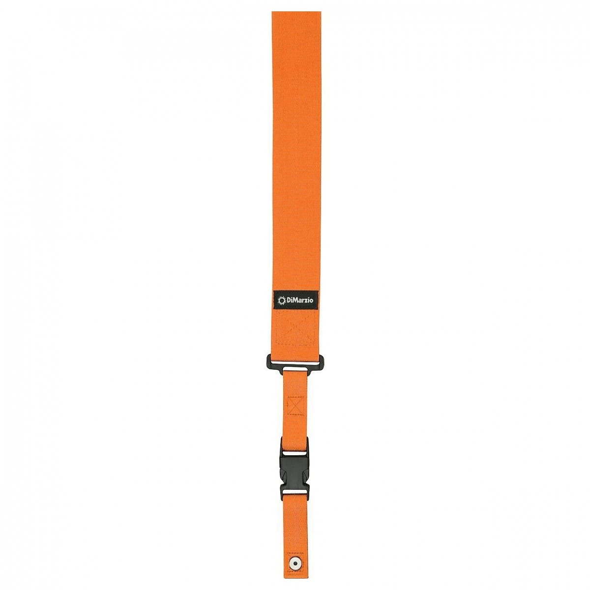 DiMarzio ClipLock Quick Release Guitar Strap Orange - Image 2