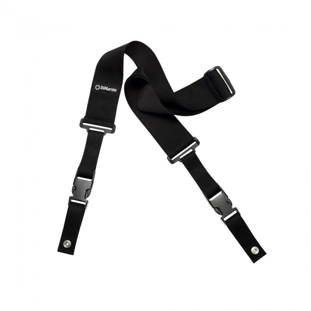 DiMarzio ClipLock Quick Release Guitar Strap Cordura Black