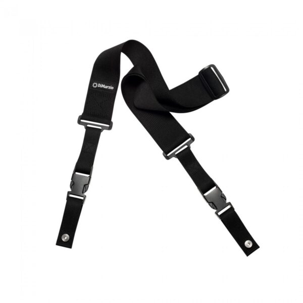 DiMarzio ClipLock Quick Release Guitar Strap Cordura Black - Image 1