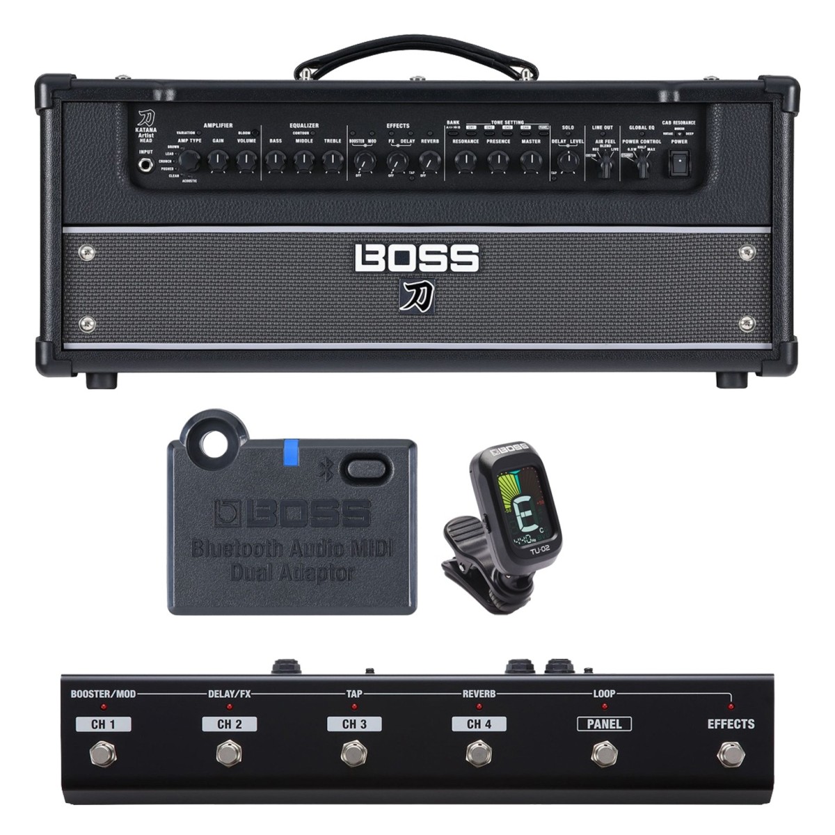 Boss Katana Artist Gen 3 100w Amp Head Bundle Builder