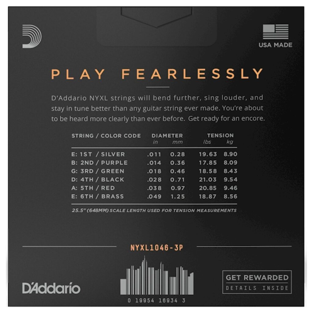 DAddario NYXL1046-3P 10-46 3 Pack