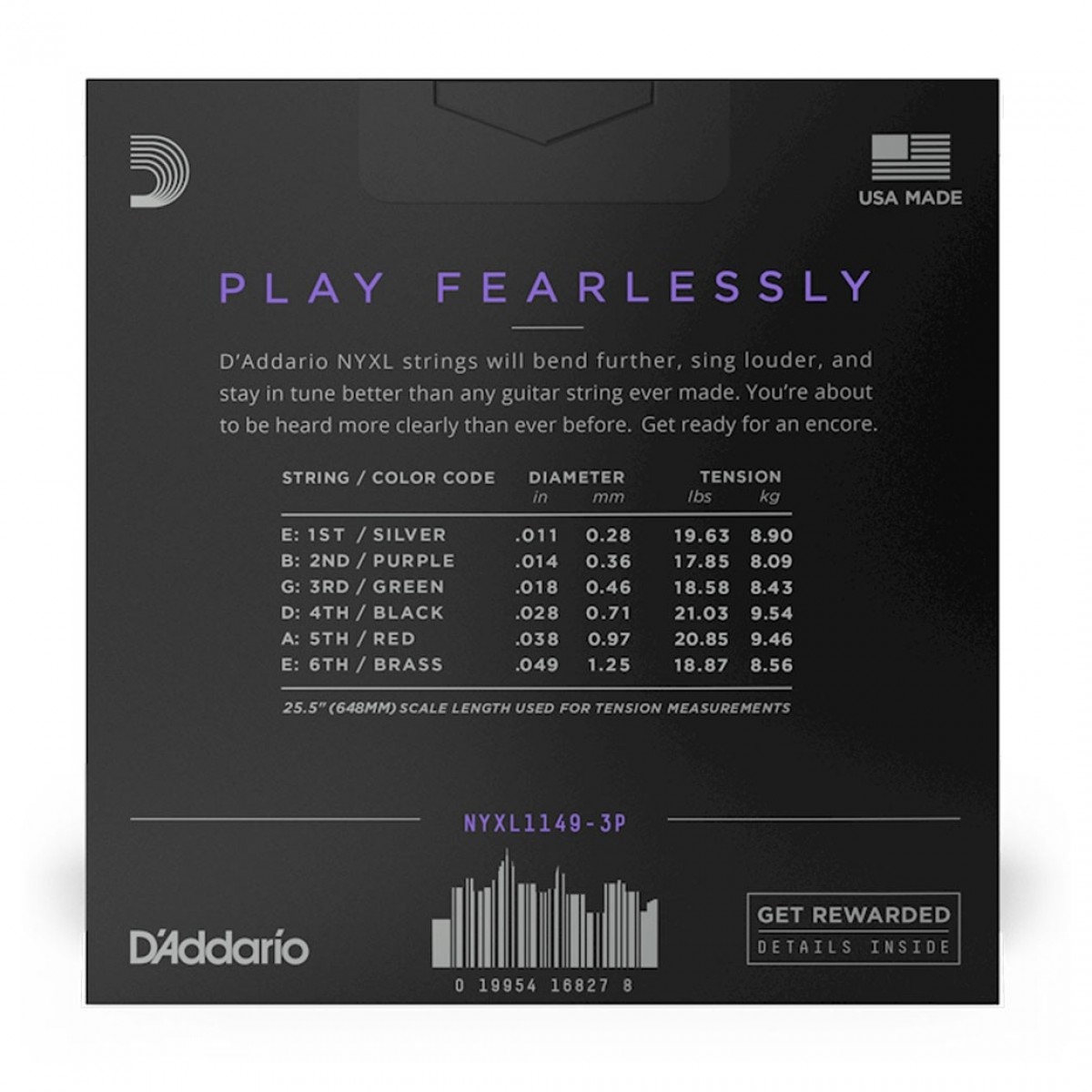 DAddario NYXL1149-3P 11-49 3 Pack - Image 2