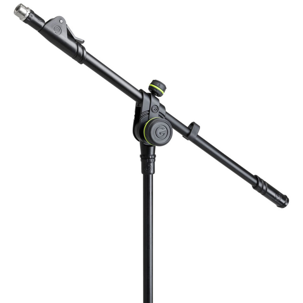 Gravity GMS4222B Short Microphone Stand with Telescoping Boom