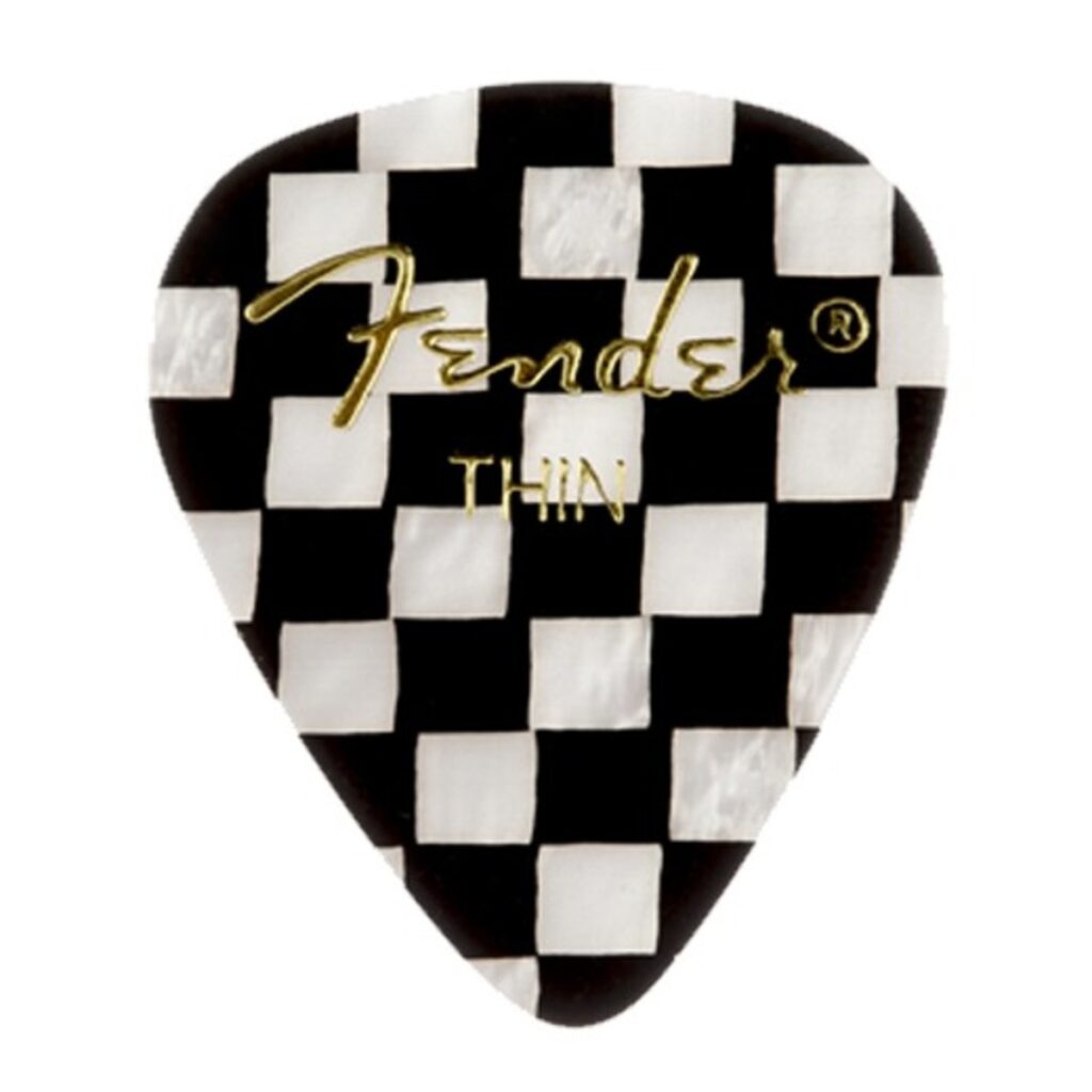 Fender 351 Shape Premium Checker Picks Thin 12 Pack