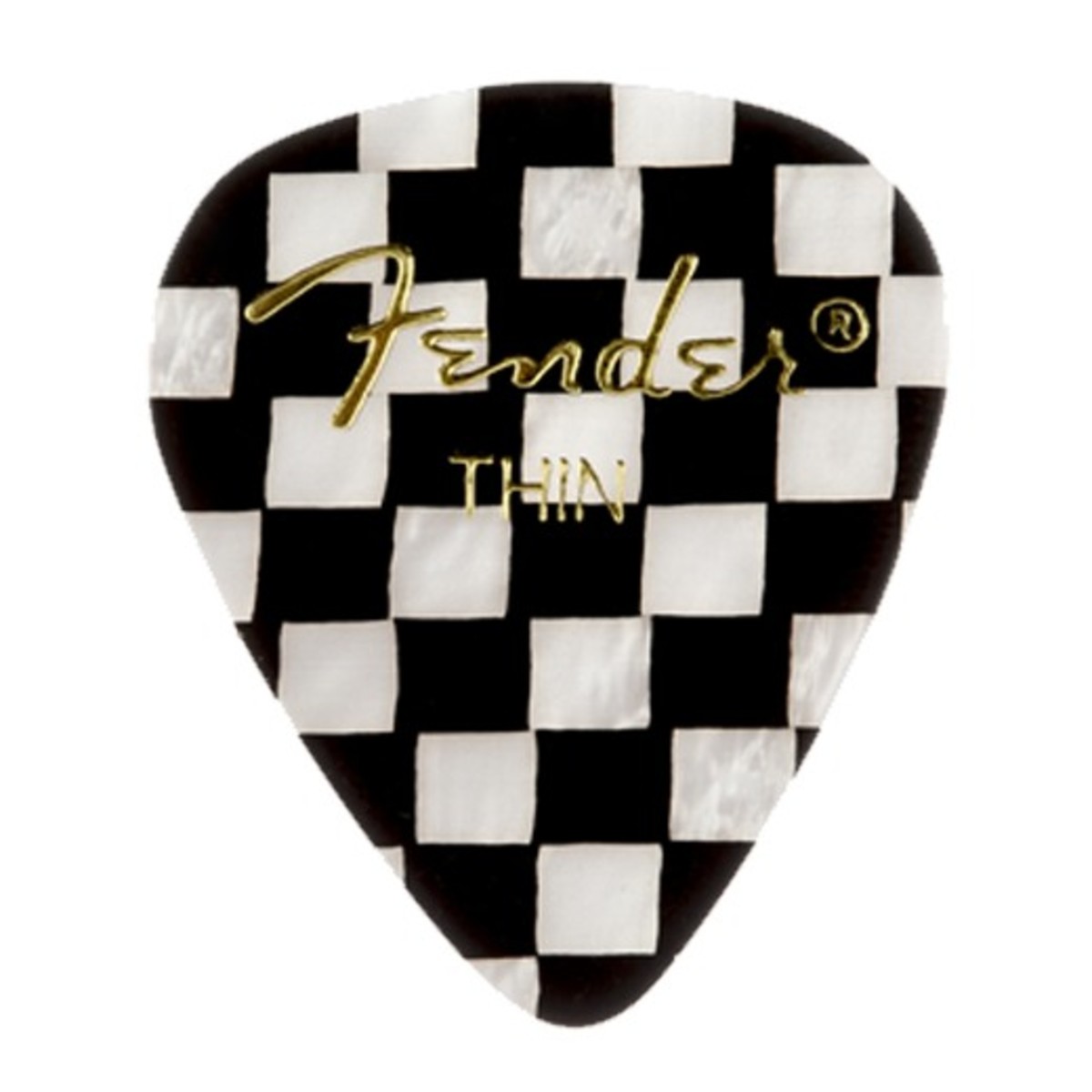 Fender 351 Shape Premium Checker Picks Thin 12 Pack - Image 1