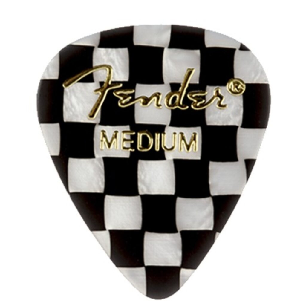 Fender 351 Shape Premium Checker Picks Medium Pack of 12