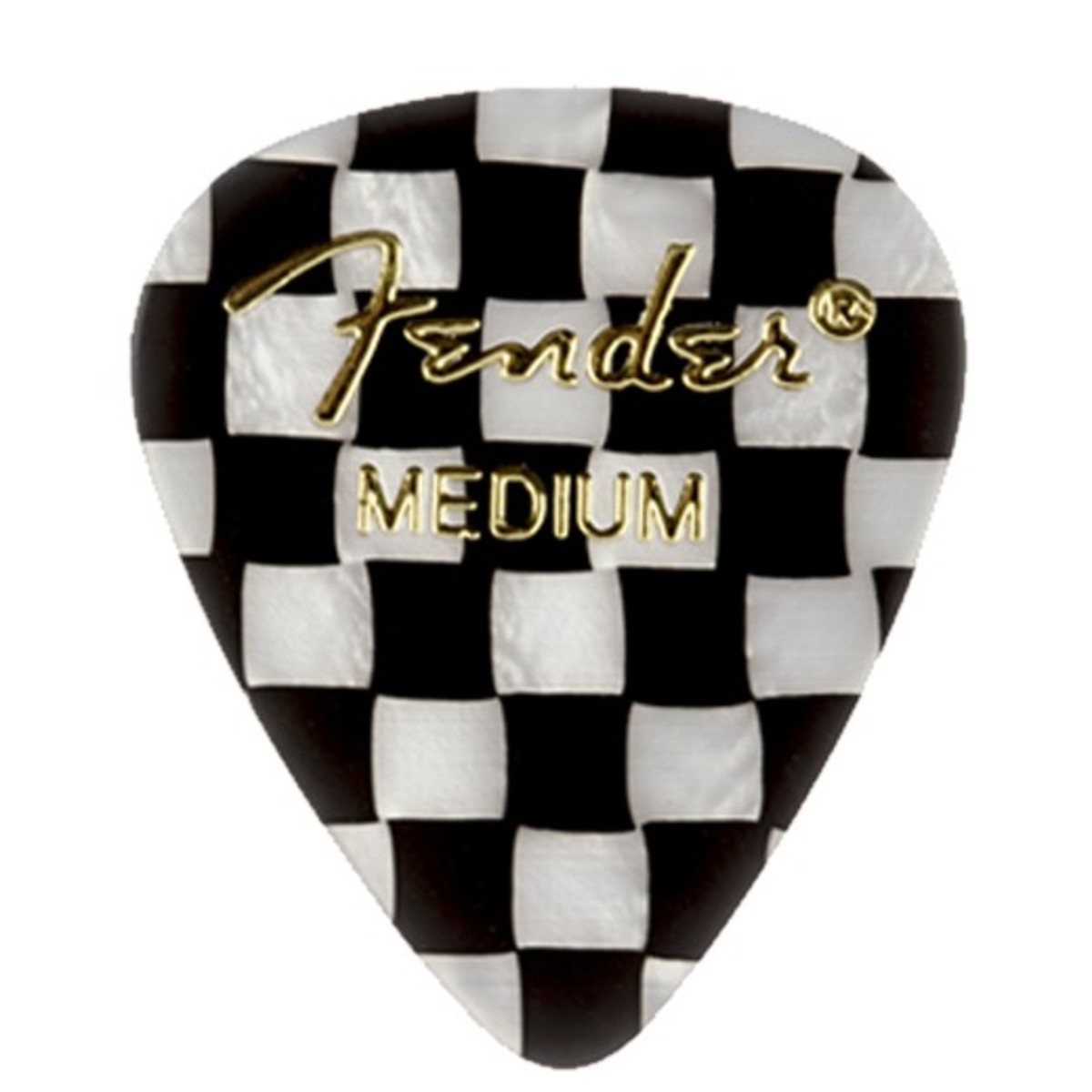 Fender 351 Shape Premium Checker Picks Medium Pack of 12 - Image 1
