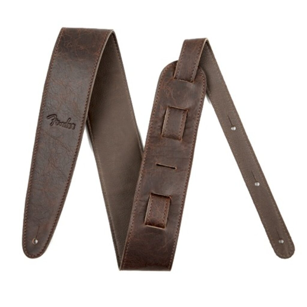Fender Artisan Crafted Leather Guitar Strap 2.5" Brown