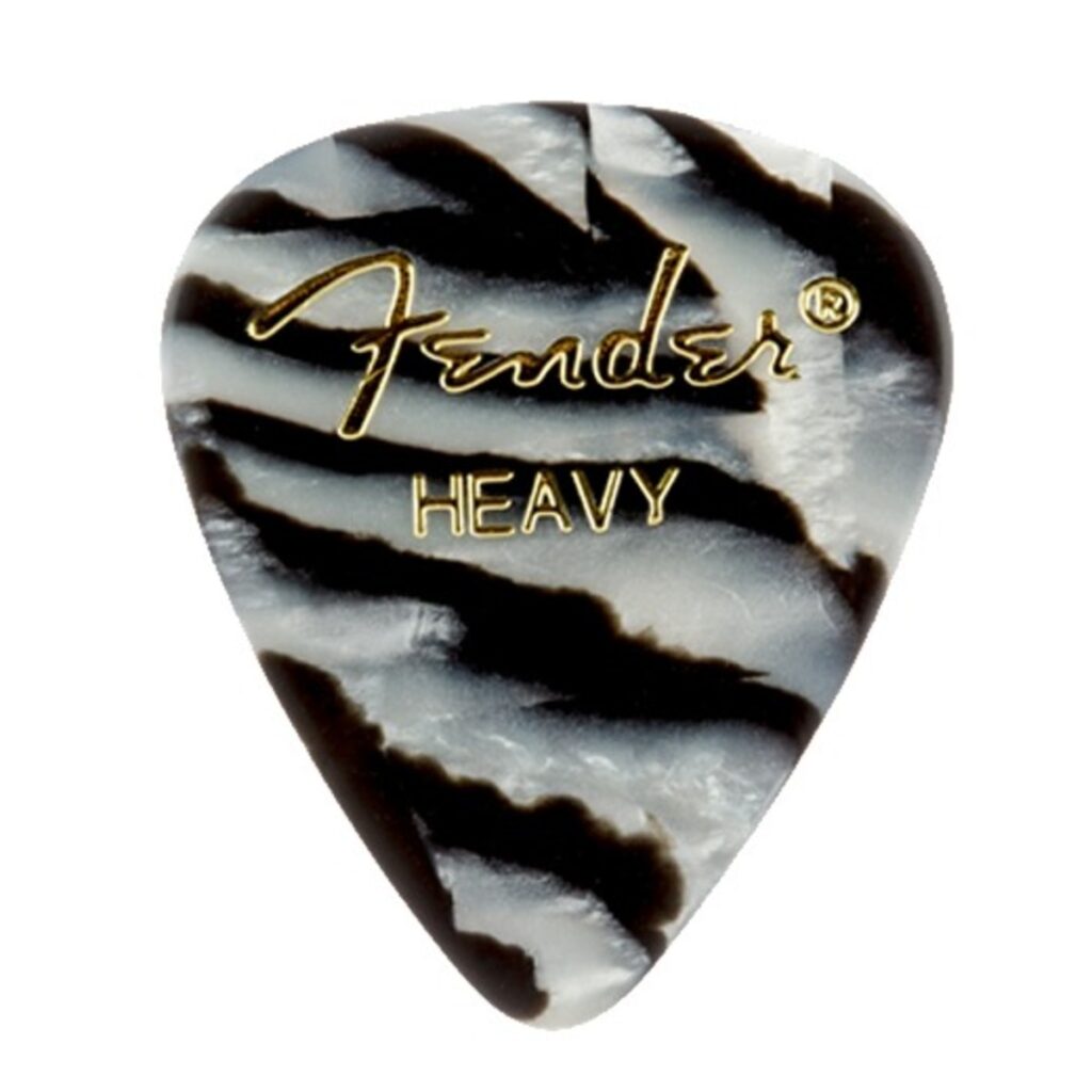 Fender 351 Shape Premium Zebra Picks Heavy Pack of 12