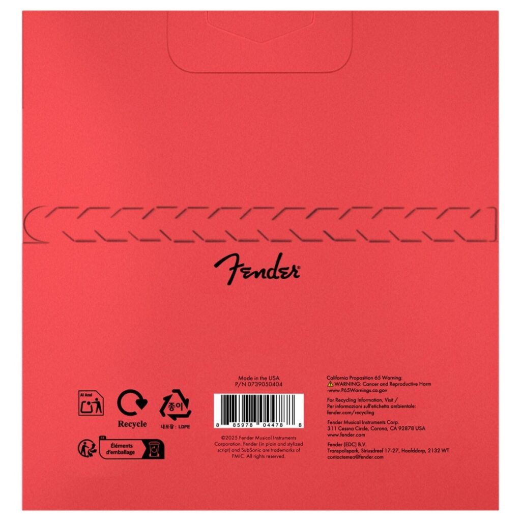 Fender SubSonic 9050CL Bass Strings Flatwound Stainless Steel Long Scale Gauges .045-.105 (4)