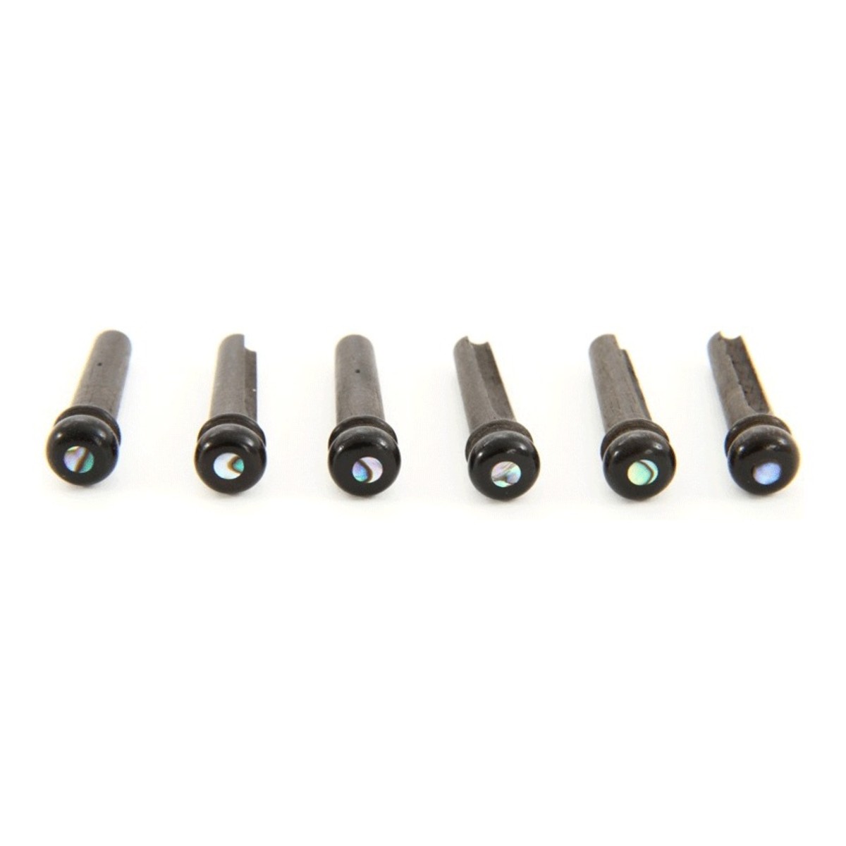 Taylor 80110 Bridge Pins Ebony w/Abalone Dots - Image 1