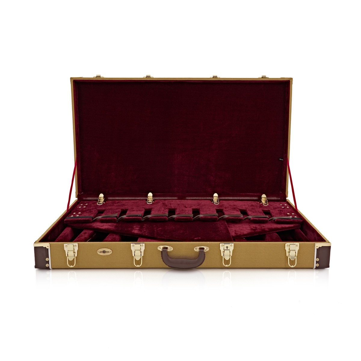 8 Guitar Rack Case Tweed - Image 3