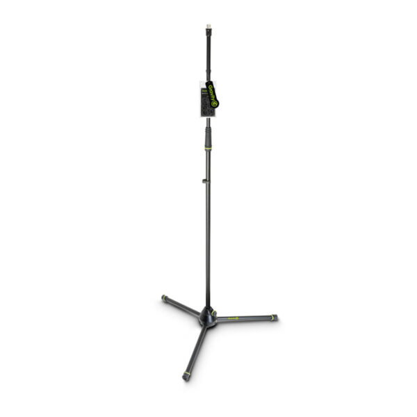 Gravity GMS43 Straight Microphone Stand with Folding Tripod Base - Image 1