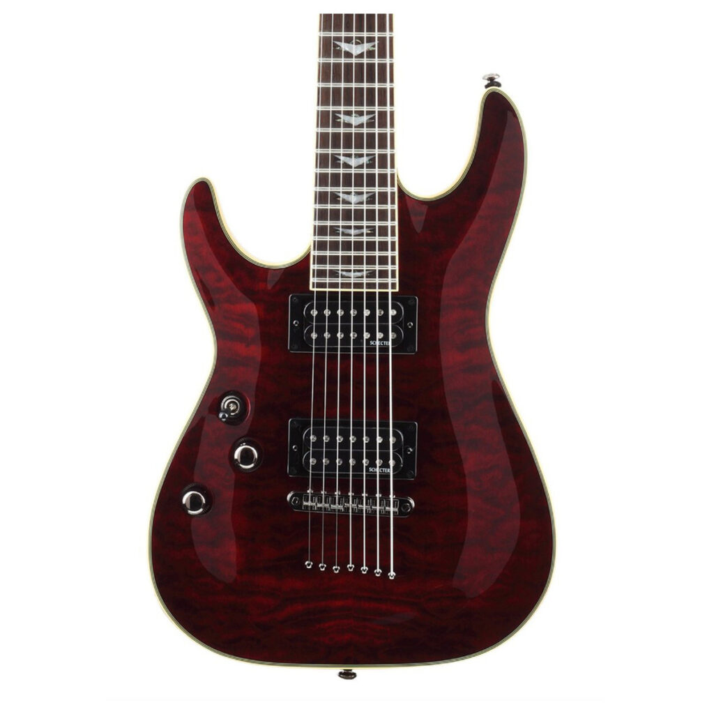 Schecter Omen Extreme-7 Left Handed 7 String Black Cherry