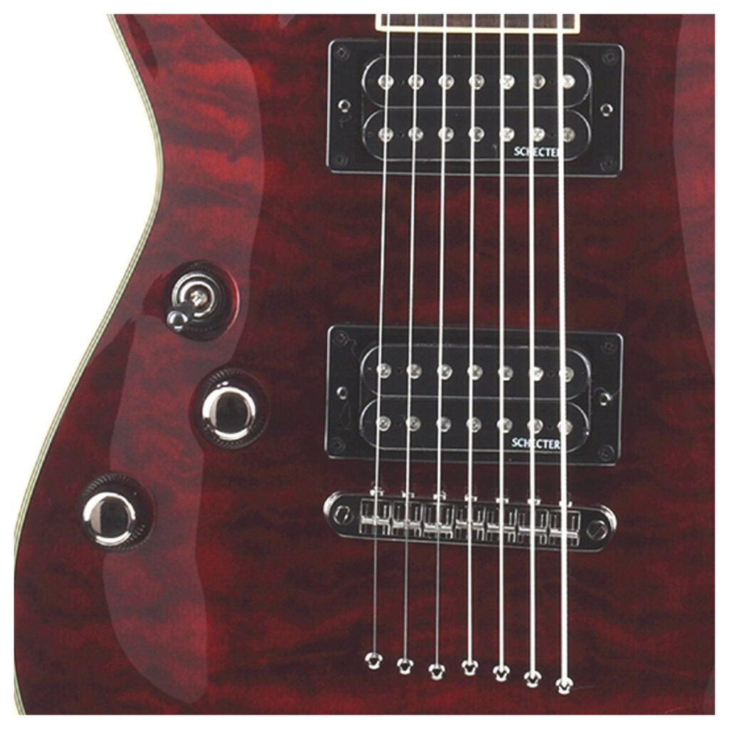 Schecter Omen Extreme-7 Left Handed 7 String Black Cherry