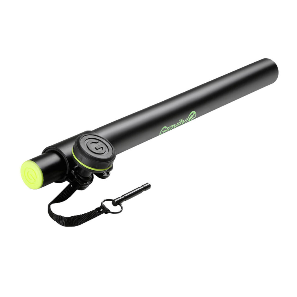 Gravity GSP3332TPB Adjustable Two Part Speaker Pole