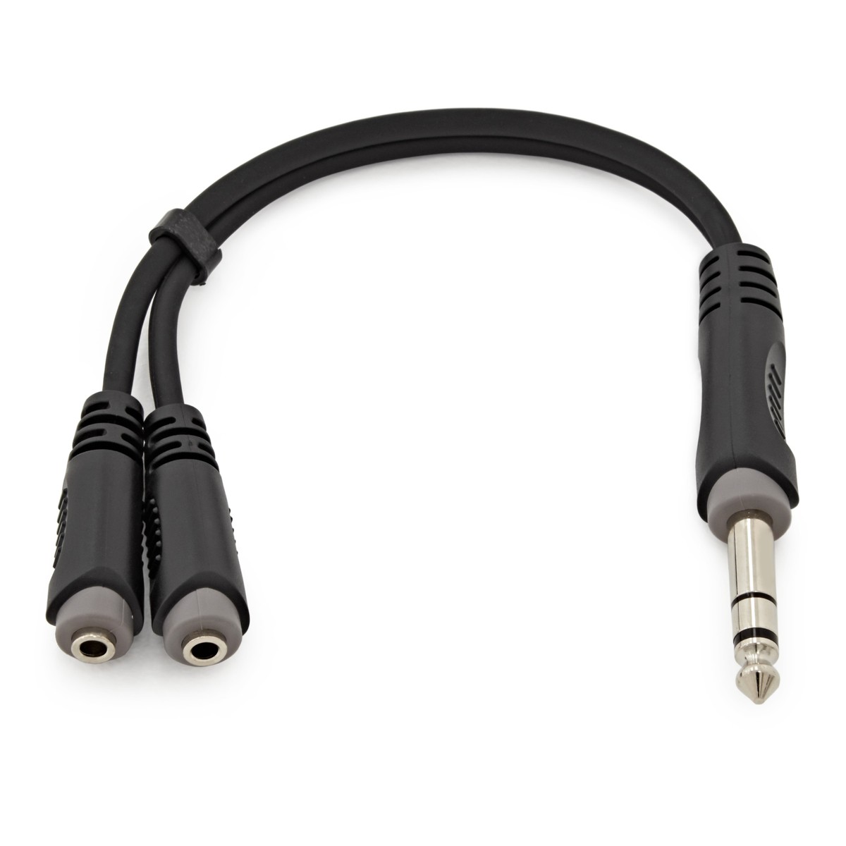 TRS 6.35mm Jack (M) - Dual TS 3.5mm Jack (F) Pro Cable 0.15m - Image 1