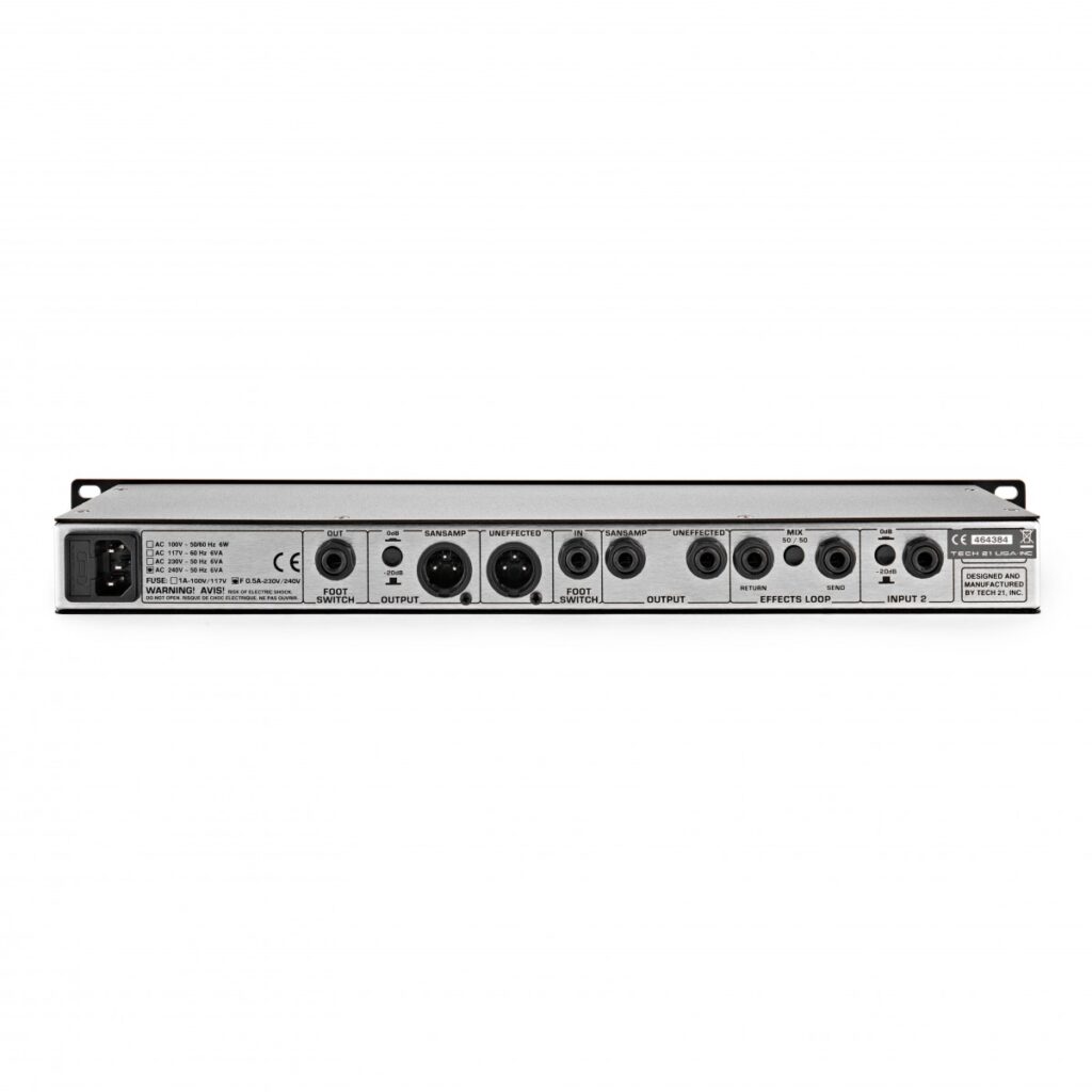 Tech 21 SansAmp RBI 1U Rackmount for Bass