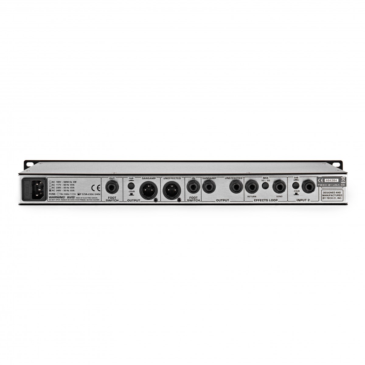 Tech 21 SansAmp RBI 1U Rackmount for Bass - Image 4