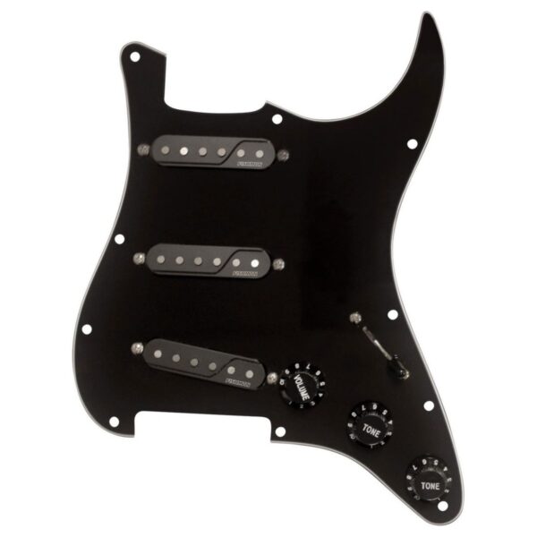 Fishman Fluence Multi-Voice Loaded Single Width Pickup Set Black - Image 1