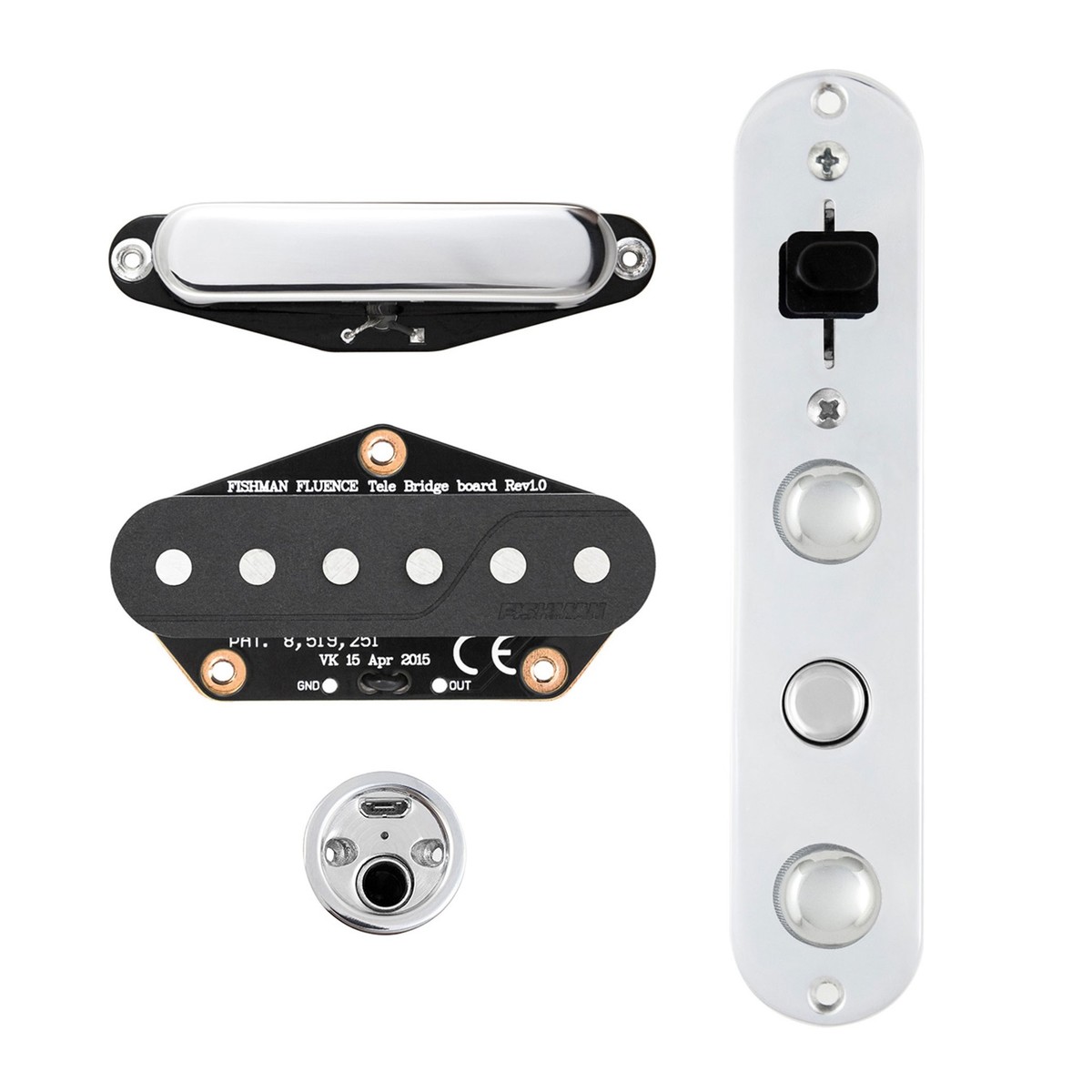 Fishman Fluence Greg Koch Gristle Tone Pickup Tele Set - Image 1