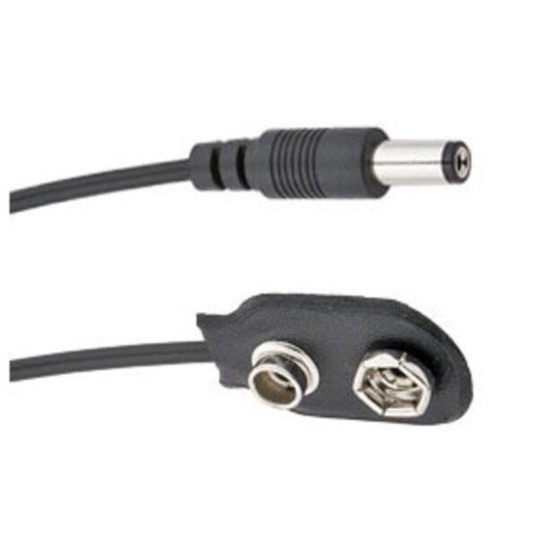 Voodoo Lab Straight Barrel To Battery Snap Cable 18 Inch - Image 1