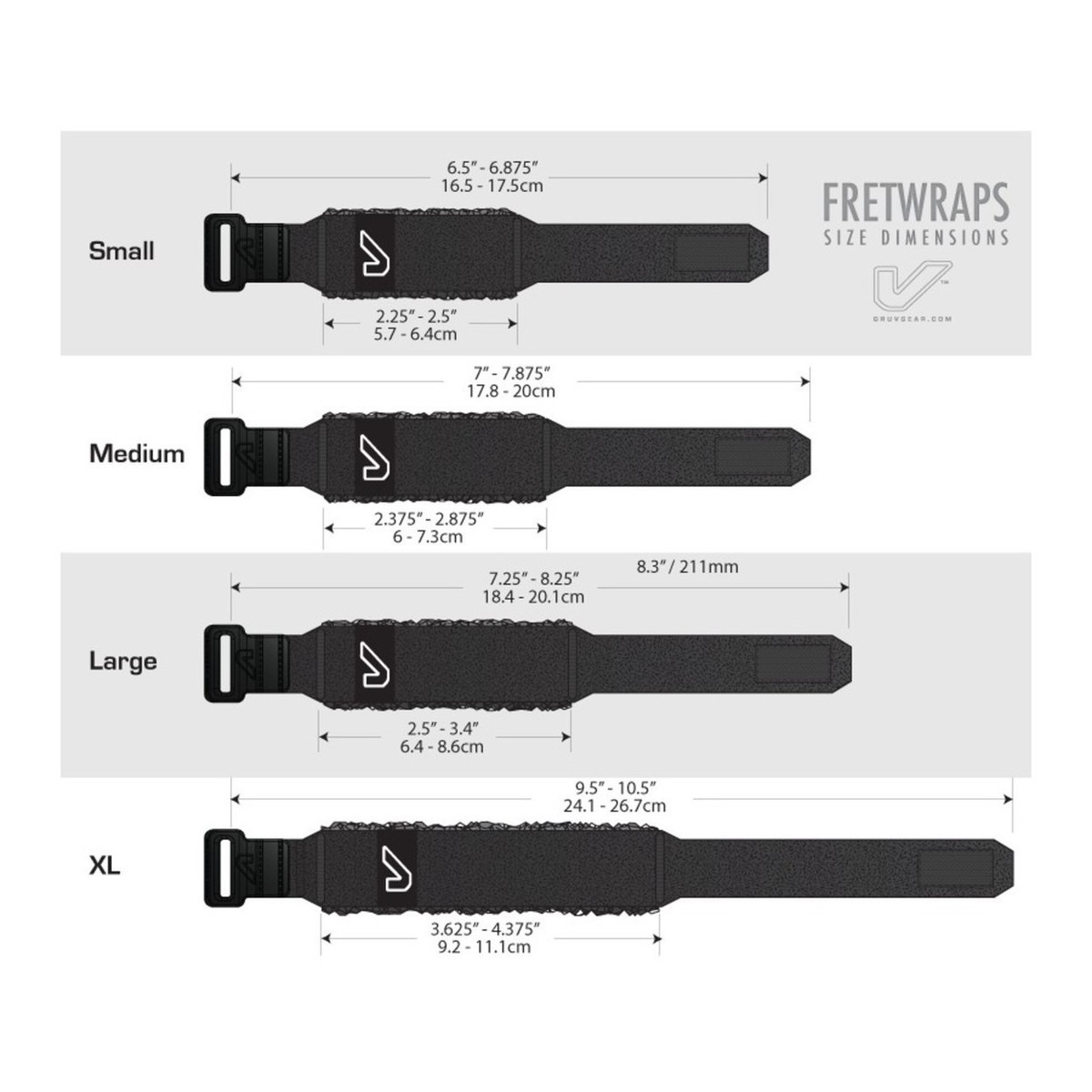 Gruv Gear FretWraps Wood 3-Pack Prints Small - Image 3