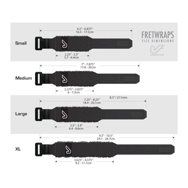 Gruv Gear FretWraps Wood 3-Pack Prints Medium - Image 3