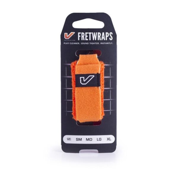 Gruv Gear FretWraps HD Flare Orange 1-Pack Small - Image 1