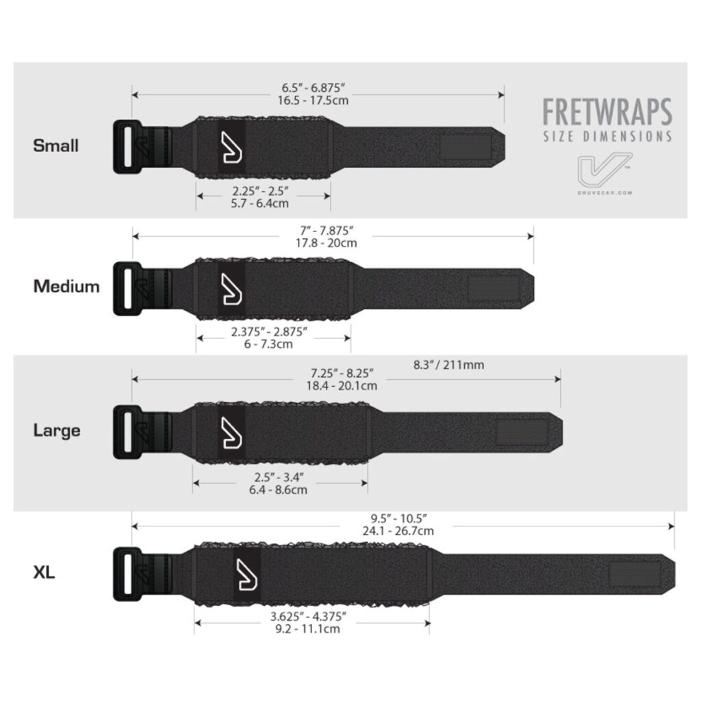 Gruv Gear FretWraps HD Flare Orange 1-Pack Small
