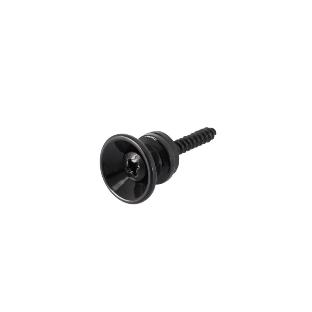 Guitarworks Strap Button Round Black