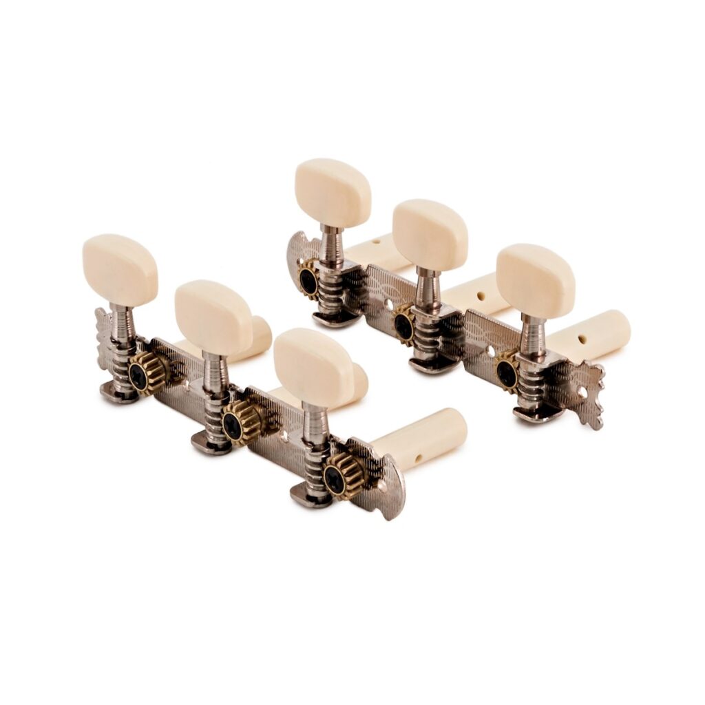 Guitarworks Classical Guitar Machine Heads Round Chrome