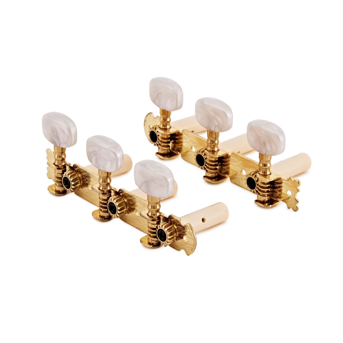 Guitarworks Classical Guitar Machine Heads Round Gold - Image 1